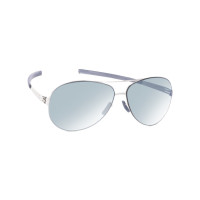 Немецкие солнцезащитные очки ic! berlin Raf s off white-pearl/white matt/sky mirrored