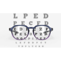 Корригирующая итальянская оправа RUDY PROJECT Glamshady Crystal Blue Avio/Lilac Fade Gloss