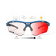 Спортивные фотохромные очки RUDY PROJECT Propulse Pacific Blue Matte ImpactX Photochromic 2 Red , SP627449-0000