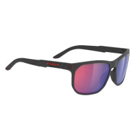 Солнцезащитные поляризационные очки RUDY PROJECT Soundrise Black Matte Polar 3FX HDR Multilaser Red