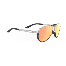 Спортивні сонцезахисні окуляри авіатор RUDY PROJECT Skytrail Aluminium Matte Multilaser Orange
