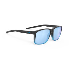 Спортивні сонцезахисні окуляри RUDY PROJECT Overlap Black Fade Crystal Azur Gloss